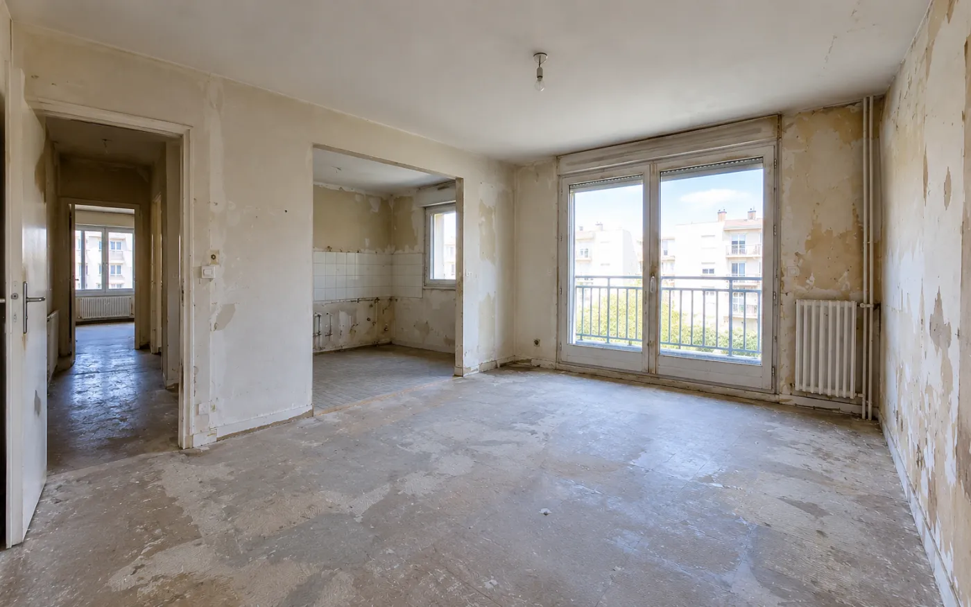 Rénovation complète d'un appartement : avant travaux