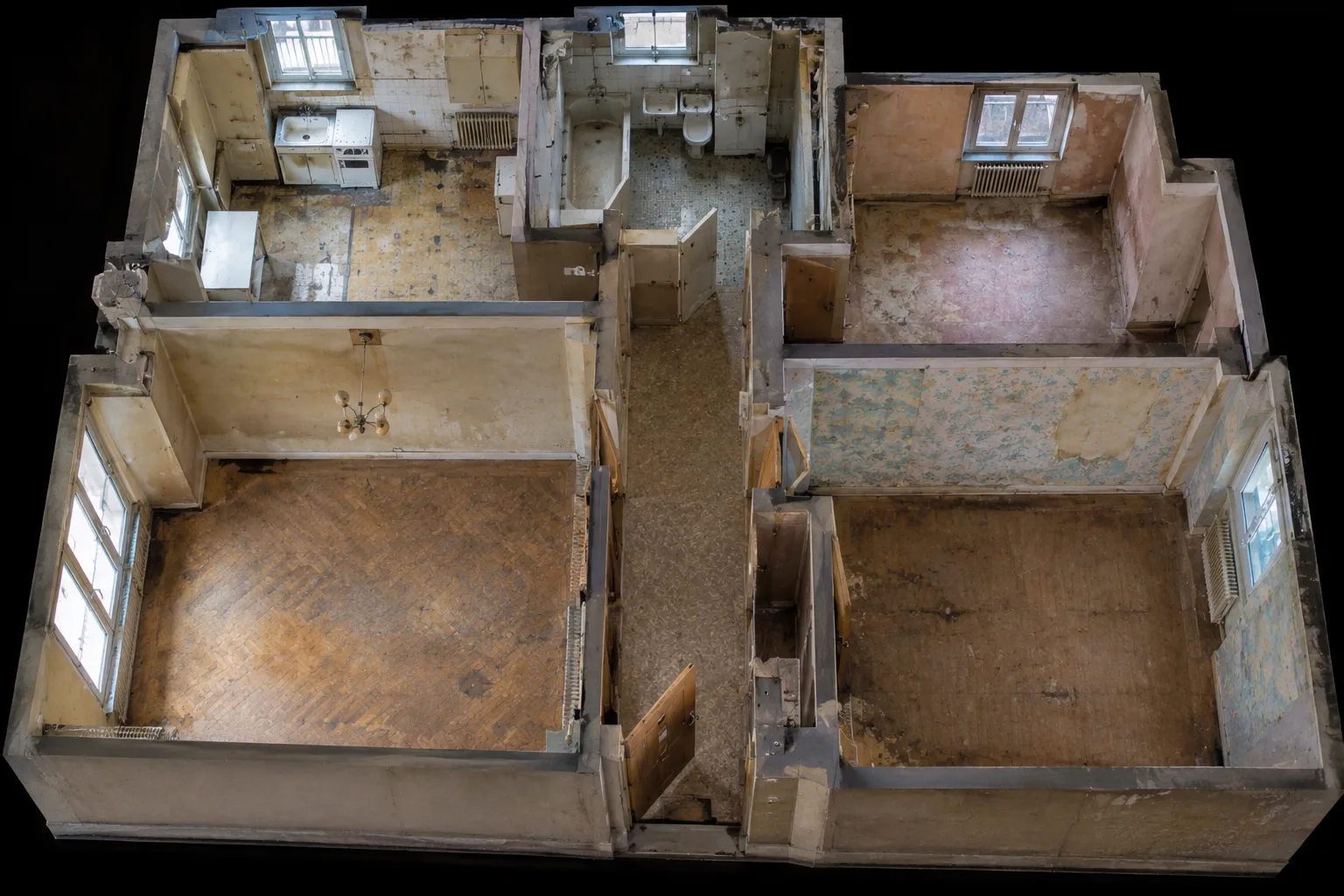 Appartement rénové de A à Z : avant travaux