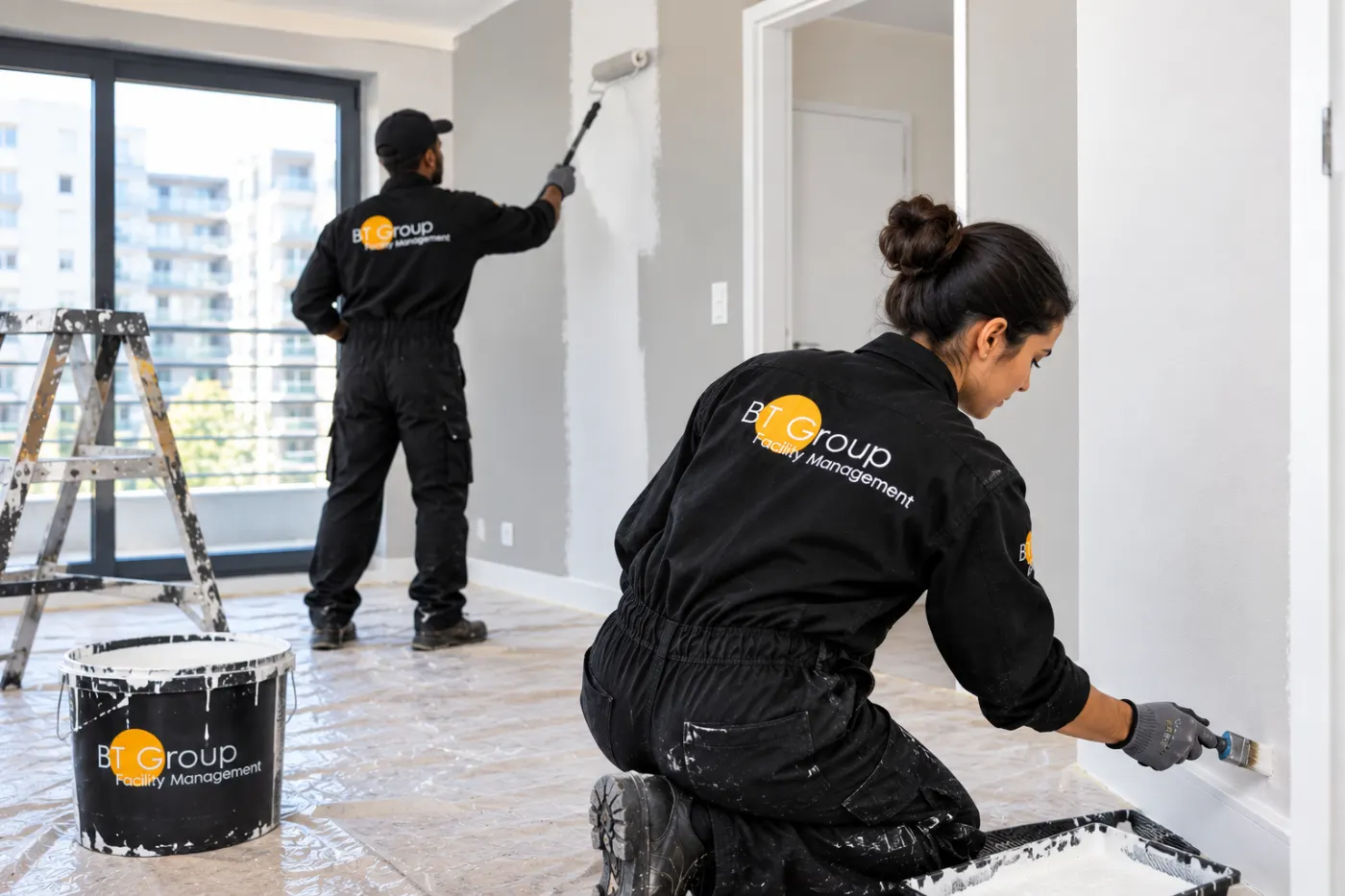 Technicien BT QUALIT sur un chantier de rénovation