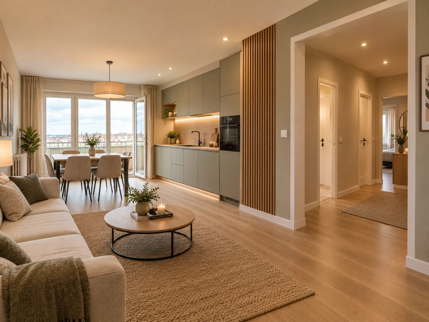Appartement rénové du sol au plafond : après travaux BT QUALIT