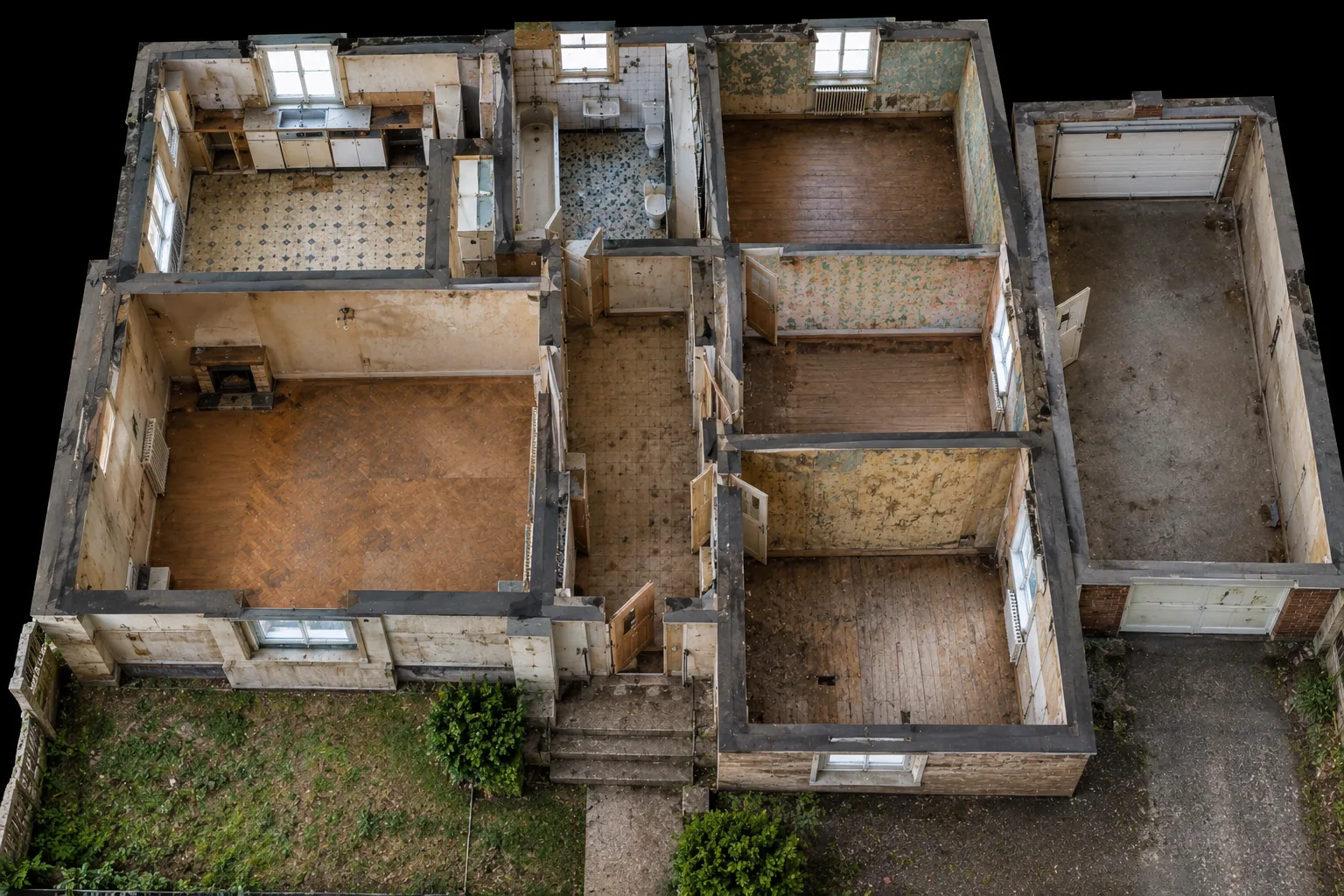 Maison rénovée de A à Z : avant travaux