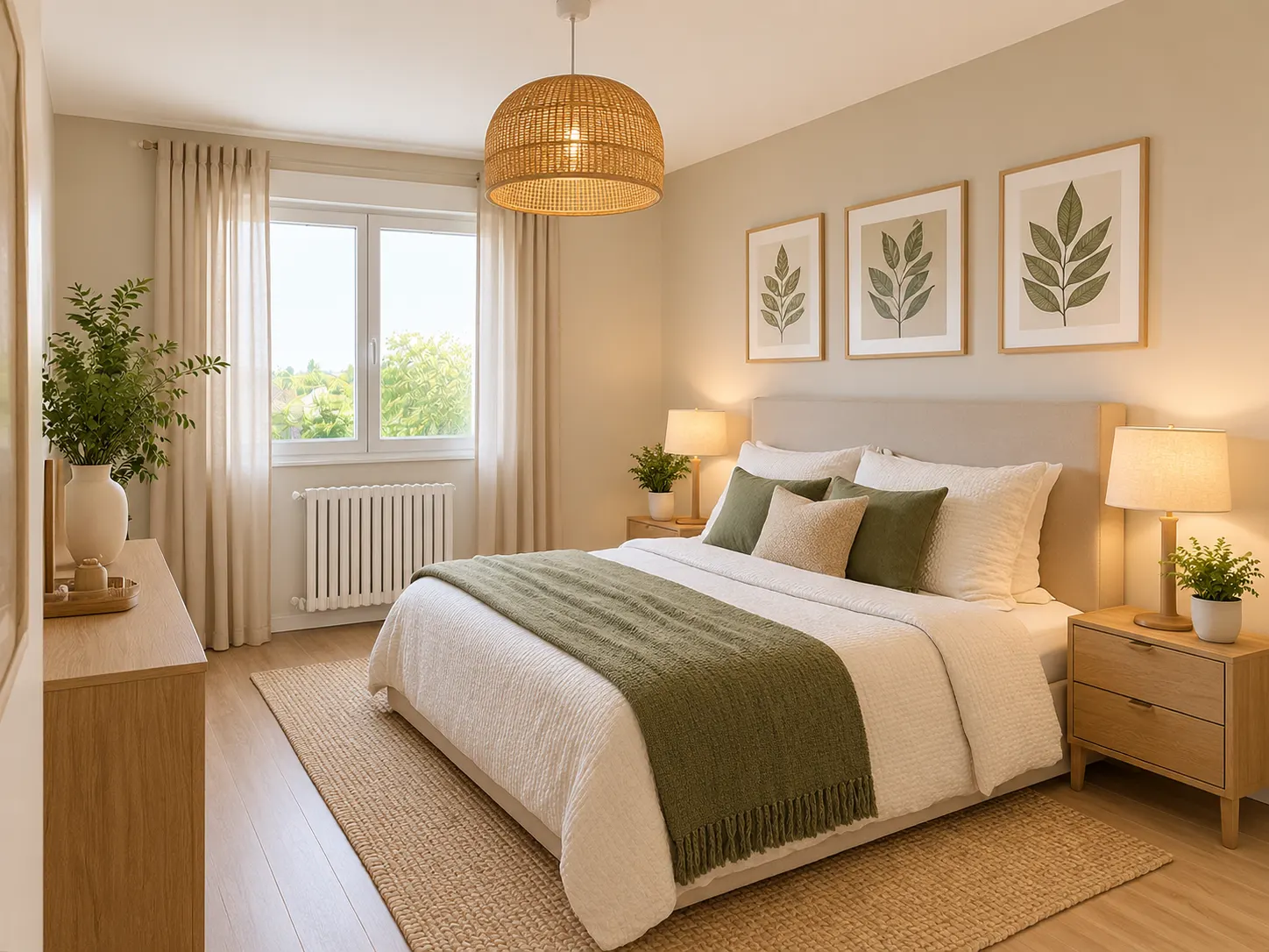 Peinture d'une chambre parentale : après travaux BT QUALIT