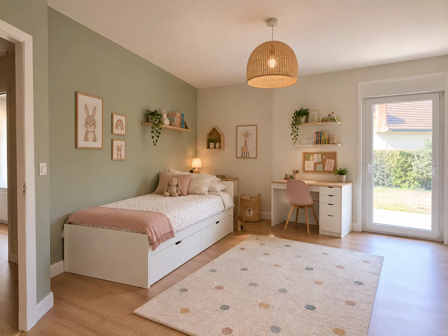Peinture d'une chambre d'enfant : après travaux BT QUALIT