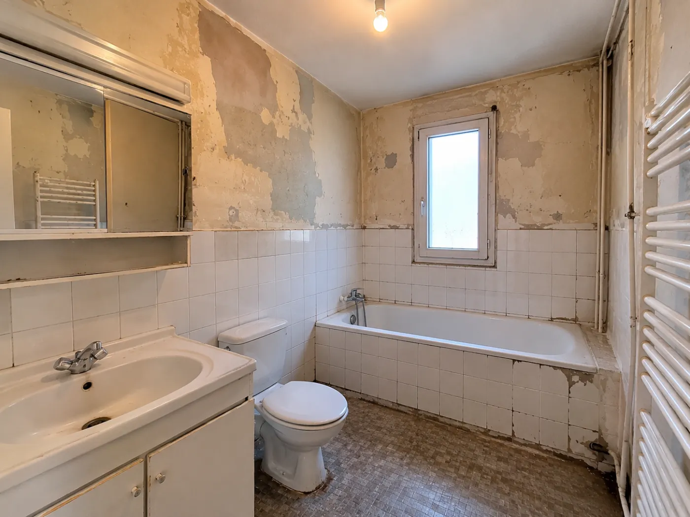 Rénovation de salle de bain : avant travaux
