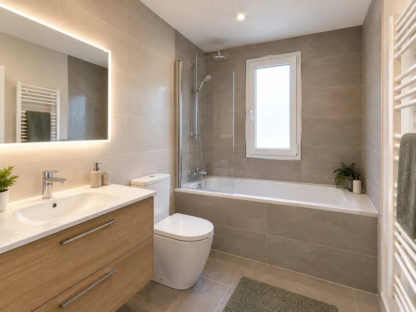 Rénovation de salle de bain réalisée par BT QUALIT
